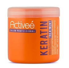 ACTIVEE KERATIN - Mascarilla Tratamiento Hidrolizada Enriquecida con Queratina Paquete de 16 Oz