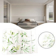 Rejuvenece tu espacio vital con pegatinas de pared de hojas verdes para decoración del hogar