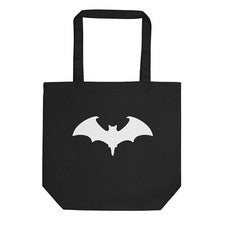 Bolso de Mano Blanco Vampiro Murciélago Estilo Gótico Halloween Eco