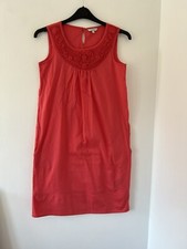 Vestido de mujer flamenco de algodón suave colección ex-M&S talla 8 nuevo