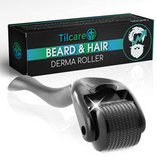 Rodillo Derma para Barba y Cabello 1Pzs Titanio Esteril 0.25mm Cuidado Facial