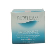 Biotherm Aquasource Crema Rica para Piel Seca 50 ml