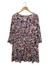Vestido casual JAKE*S estampado floral talla 38 manga larga