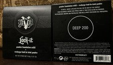 Lote de 2 recargas de base en polvo KVD Beauty Deep 200 Lock-It - 9,0 g/0,31 oz FS