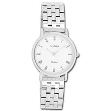 Oozoo Unisex Armbanduhr OOZOO Vintage Analog Edelstahl silber UOC20372