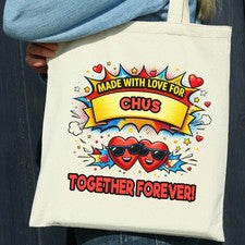 CHUS Bolso de Mano Personalizado Regalo San Valentín Cumpleaños Navidad