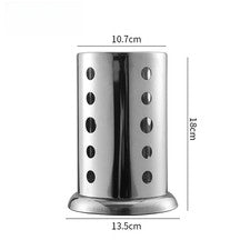 Soporte de utensilios de acero inoxidable para palillos 4 pulgadas herramienta de cocina compacta