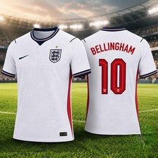 Camiseta de fútbol Jude Bellingham 10 Inglaterra 2026 estilo Copa Mundial Premium Prin