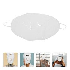 2 Piezas Máscaras de Toalla Facial Coral Polar Toallas de Compresión Calientes para Spa Cuidado Facial