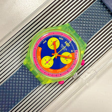 ⌚ Swatch VARIANT Chrono 1992 GRAND PRIX SCJ101 - Perfect colours - Brand New