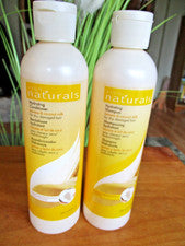 Champú y acondicionador hidratante AVON Naturals LECHE DE PLÁTANO Y COCO 8,4 oz ~ NUEVO