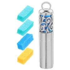 Stainless Steel Pendant Perfume Necklace Aromatherapy Locket Jewelry