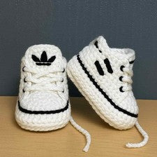 Crochet Amigurumi Bebé Zapatos Botines Zapatillas Zapatillas Entrenadores Patrón Solo