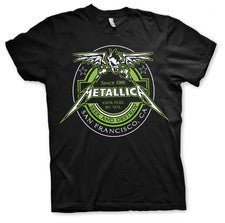 Camiseta Negra Algodón Metallica - Icónica Banda de Heavy Metal Estilo Rock Punk