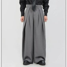 Pantalones sueltos de pierna ancha estilo japonés para hombre moda juvenil informales