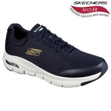 Zapatillas informales Skechers Arch Fit® Support azul marino para hombre 232040