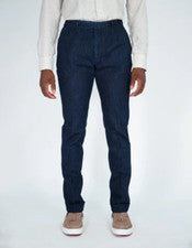 Pantalones de mezclilla azul Mustique Soho Cremieux para hombre nuevos $80 28 W 28 x 30 pequeños nuevos con etiquetas