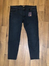 ROBERTO CAVALLI CLASS VAQUEROS HOMBRE SLIM-RECTOS Azul Oscuro Talla 40 Nuevos Con Etiquetas