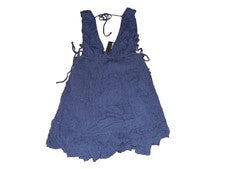 MODA NOVA BRYANNA MINI VESTIDO MUJER TALLA GRANDE AZUL MARINO NUEVO CON ETIQUETAS
