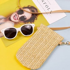 Bolso Bandolera Tejido Caqui Mujer Hombro Informal Verano 1 Pieza