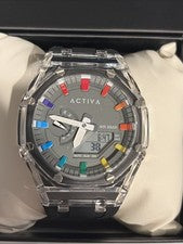 Reloj digital Activa Kaleido X Invicta para hombre - 44,2 mm, negro (ACW2100-005)