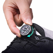 Sistema de cordones de cierre giratorio negro universal tamaño ajustable nuevo