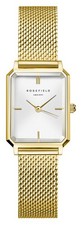 Rosefield Octagon Xs (19,5 Mm) Esfera Blanca / Pulsera De Malla De OWGMG-O73