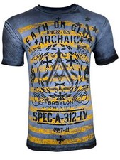 Camiseta para hombre Archaic by Affliction Stakeout Biker Y2K S-5XL