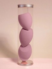 3 piezas esponja de maquillaje con almacenamiento