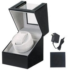 Vitrina para relojes con enrollador automático para un solo reloj
