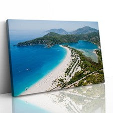 Arte de pared enmarcado en lienzo Oludeniz Beach Turquía