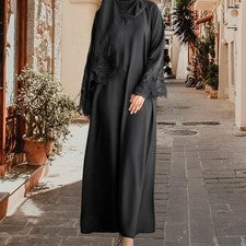 "Muslimische Robe für Damen, Größe S, mit Kopftuch, Gebetskleid für Feiertage"