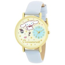 Reloj Sanrio Cinnamoroll Big Face JR4D0002 Azul Japón Damas Nuevo Japón