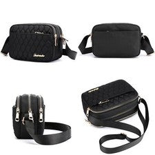 Bolso Bandolera Mensajero para Mujer Bolso Multi Bolsillo Damas Carteras Viaje Bolso de Mano