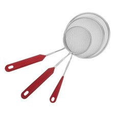 3 Piezas Utensilios de Cocina Skimmer Cuchara Elevador de Alimentos Colador Cesta para Freír