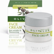 OLIVALOE 144 - Crema Facial para Piel Mixta 40ml Aloe Vera/Aceite de Oliva Cosmética Natural