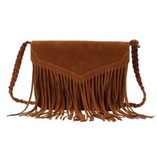 Bolso Hobo EVEOUT Marrón Mujer Moda, 26 x 19 x 3 cm, Borlas, M,