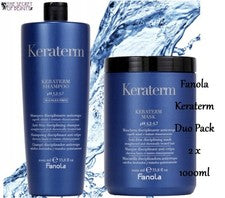 Champú Disciplinante Fanola Keraterm Anti Frizz 1000ml y Mascarilla 1000ml