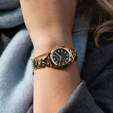 Oozoo Reloj de Pulsera Mujer Oozoo Relojes Analógico Metal Oro