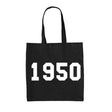 1950 Estilo Universitario - Lienzo Bolsa - 73rd Regalo Cumpleaños 73 Ideas