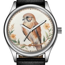 Kestrel British Bird Colorful Style #2 Art Trendy 38mm Face Wrist Watch