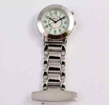 NUEVO RELOJ LLAVERO ENFERMERA ACERO INOXIDABLE RAVEL FÁCIL LECTURA Y RETROILUMINACIÓN