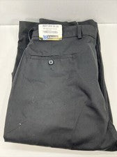 Pantalones chinos Edwards estilo 2677 negros utilitarios plisados delanteros talla 34 UL para hombre