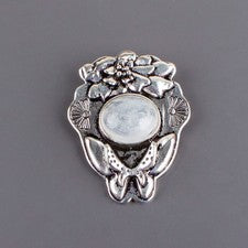 Piedra lunar arco iris piedra preciosa hecha a mano plata esterlina 925 joyería colgante regalo para