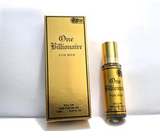 24 horas One Billionaire para hombres - Aceite de perfume puro enrollable (12 ml / 0,39 fl oz)