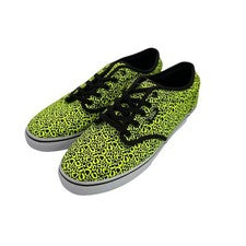 Zapatillas Vans mujer Leo amarillo neón, zapatos de mujer Low Top NUEVO