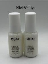 NUEVO 2X OUAI Acondicionador sin enjuague NORTH BONDI Tamaño de viaje 45 ml/1,5 oz Cada uno AUTÉNTICO NTC