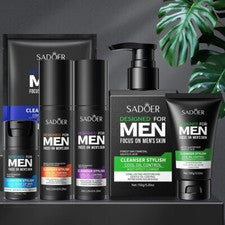 Productos para el cuidado de la belleza para hombres serie limpieza profunda limpiador facial y corporal
