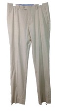Pantalón flexible cómodo tostado Marc Enzo para hombre talla 34/34