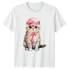 Camiseta informal de negocios felinos para mujer amante de los gatos mascotas regalo de cumpleaños para ella